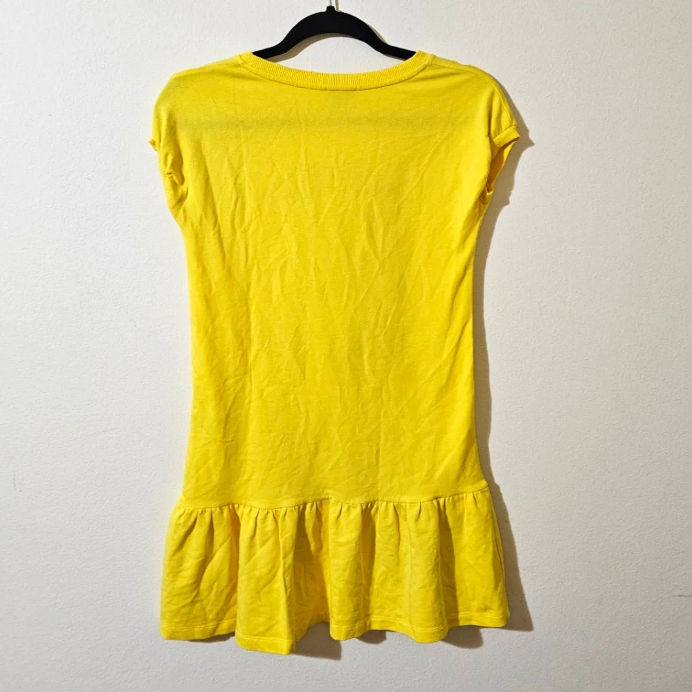 Moschino Kids Yellow Teddy Graphic Dress - Picture 2 of 9